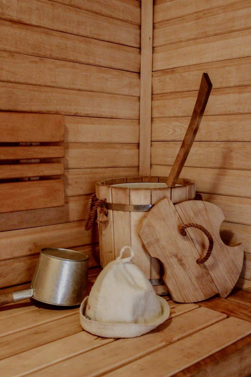 Русская баня на дровах